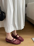 New Fishing Net Hollow Low Help Shallow Single Shoes Women's