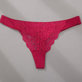 Lace G String Women Sexy Thongs Women Low-Waist Female Underpant Hollow Out Breathable T-back Underwear Lingerie