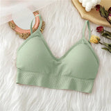 Seamless Women Tube Tops Padded Underwear U-typed Backless Streetwear Female Fitness Tops Tank
