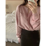 Knitted Heart Buttoned Cardigan- Outfit
