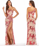 club Party Sequin maxi Dress women summer dress elegant bodycon vintage woman Long dresses clothes vestidos