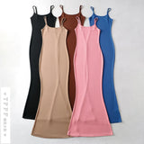 Zingj Trendy Dress, Tall, Hot Girl, Halter Belt, Fishtail Skirt, Sexy Slim, Buttocks