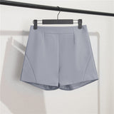 Zingj And Summer Shorts Women Wear High Waist A Word Large Size Black Autumn Thin Casual Bottom Spring Loose Wide-Leg