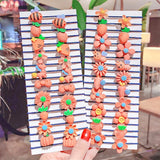 New Girls Cute Colorful Cartoon Scrunchies Ponytail Holder Hair Bands Kids Lovely Headband Fashion Hair