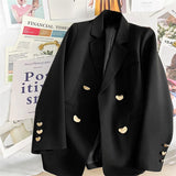 2025 New Black British Style Suitcase Lady French Style Fashioned Small Suit