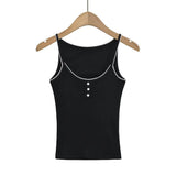 Zingj Trendy Women's Dress Is Sweet And Pure To Make Waves, Slim Short-Sleeved T-Shirt, Short-Style Navel Top + Small Suspenders