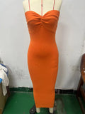 Zingj Hot Girls Ins Spring And Summer New Knit Kink Fashion Sexy Wool Knit Dress-Outfit