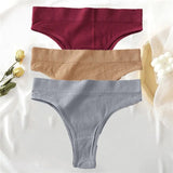 New Seamless Women's Panties Set High Waisted Thongs Woman Comfortable Women's Cotton Briefs Sexy Underpants For
