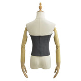 Zingj Trendy Women's Dress Waist Short Style Navel-Wrapped Blouse Slim Body Fish Bone Waist Close-Fitting Zipper Spicy Girl