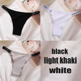 Panties Cotton Briefs Female Underpants Sexy Thong Pantys Underwear Solid Color Intimates Lingerie For Women