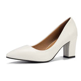 Single Shoes Women's Coarse Heel 2025 Summer New Pointed Work Shoes Shallow One-Foot Pedal Korean Version Of High Heel