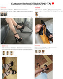 Onlymaker Women Peep Toe Sandals Black Flock Platform Ankle Strap High Heel Shoes Female Big Size Party Dress Sexy
