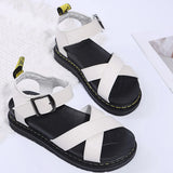 Summer shoes woman Flat Platform Sandals Women Casual Open Toe Gladiator wedges Women Shoes