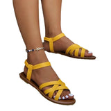 The Summer Of 2023, The New Rome Shows Thin And Soft Soles Without Sharpening The Feet, Leisure, All Kinds Of Flat-Soled Sandals, Women's
