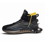 Sneakers New Arrival Men's Blade Running Shoes Graffiti Sports Shoes Outdoor Training White Jogging Shoes Trendy Men