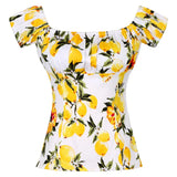 Off Shoulder Tops 50s Women Summer Sexy Shirt Classic Slash Neck Blouses Female Slim Cotton Plus Size Vintage