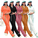 Zingj New Women's Casual Knit Wide-Leg Pants
