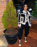 Leather Patchwork Women Down Coat 2022 Autumn Winter Warm Thick Turn Down Collar Parkas Wild High Street Jacket