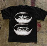 Men's T-Shirts Y2k Musical Instrument Printed T-Shirts Men's Summer Harajuku Street Clothes Classic Cotton Casual Short-Sleeved