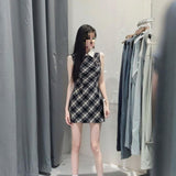 To Solve The Waste Soil Polo Wind Bell Sleeveless Dress Summer Lattice Short Cut Age