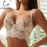 Sexy Lingerie French Women's underwear Ultra Thin Lace Flower Embroidery Bralette Bra Push up Eyelash Female