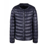 New winter Women Ultra Light White Duck Down Jacket Short Coat Slim Casual Down Coats Female Plus Size S-3xl Warm