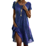 Hot Selling Literary And Art National Wind Round Collar Long