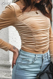 Neck Velvet Tops Women Blouse Fashion Hollow Out Short Shirts American Autumn Winter New Slim Blouse Clothes Blusas