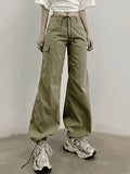 Straight Leg Pocket Cargo Pants- Outfit