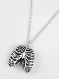Vintage Skeleton Pendant Necklace- Outfit