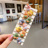Children Cute Cartoon Fruit Elastic Hair Bands Girls Baby Lovely Rubber Bands Ponytail Holder Kids Hair