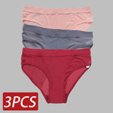 Seamless Hollow Out Women's Panties Women Briefs Transparent Low Waist Underwear Breathable Female Underpants Pantys