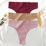 New Seamless Women's Panties Set High Waisted Thongs Woman Comfortable Women's Cotton Briefs Sexy Underpants For