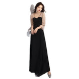 Dress Female Banquet Temperament Long Can Usually Wear A Small Black Dress Dress Banquet