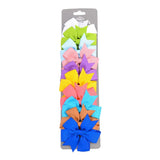 Pcs/set Grosgrain Ribbon Solid Hair Bows With Clip Cute Girls Hair Clips Hairpins Barrettes Headwear Kids Hair