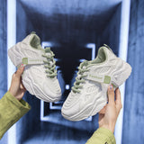 Zingj Shoes Female Fall 2023 New Breathable Korean Sneakers Ins Thick Platform Student Running Women's Shoes- Outfit