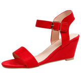 Zingj Women 2024 New Women's Summer Shoes Women's Slope High Heels