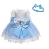 Winter Dress For Girl Long Sleeve White Baptism Dresses 1 Year Girl baby Birthday Dress Toddler Girl Lace Christening