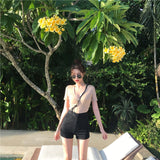 Shorts Women Summer Button A-shaped slim fit Korean Style Casual Female Office Streetwear Fashion Denim Shorts