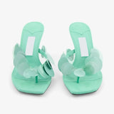 Mint Green With Skirt Slippers And Fairy Shoes Fashion Wear 2025JC New French Cool-Dragging Black