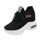 Increased Thick Platform Sneakers Lightweight Mesh Breathable Recreational Running Shoes In 2025 Fall New Women's Shoes