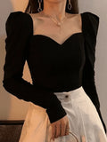 Ruched Puff Sleeve Blouse- Outfit