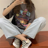 Motel Graphic Short Sleeve Oversized TeeOutfit
