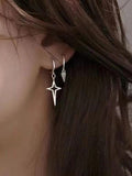 Astral Star Pendant Hoop Earrings- Outfit