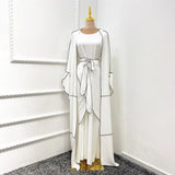 Cotton Blend Wear Dress Skirt Three-piece