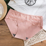 Cotton Panties Woman Sexy Lace Briefs Fashion Solid Color knickers Girls Soft Seamless Underpants Underwear