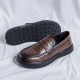 Zingj Dou Shoes Male Spring And Autumn British One Foot Pedal Casual Leather Shoes 2023 New Fashion Loafers Male