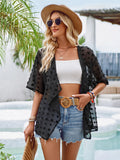 Leisure Summer New Women's Solid Color In The Hair Ball Thin Cardigan Shirt