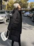 2022 New Winter Jacket Women Parkas Hooded Casual Coat Female Jacket Cotton Padded Parka Long Women Clothes