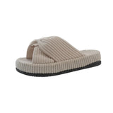 Flat Soles And Wear A Word Flip-Flop Four Seasons New Butterfly Indoor Soft Soles Comfortable Ladies Cotton